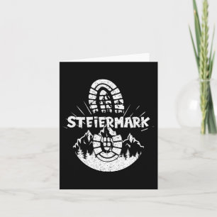 Tarjeta Hiker Steiermark Austria Hiking Vacation