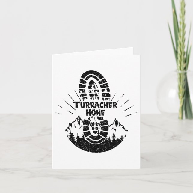 Tarjeta Hiker Turracher Höhe Kärnten Austria Vacaciones (Anverso)