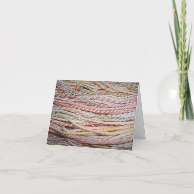 Tarjeta hilados en rosa (Anverso)