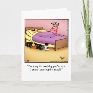 Tarjeta Hilarious Golf Humor Birthday Greeting Card