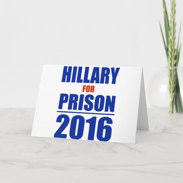 Tarjeta Hillary 2016 (Anverso)