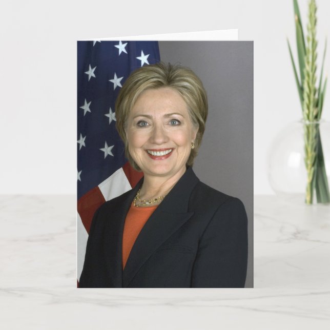 Tarjeta Hillary Clinton (Anverso)