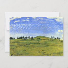 Tarjeta Hilly Landscape With Ravens (por Ferdinand Hodler)