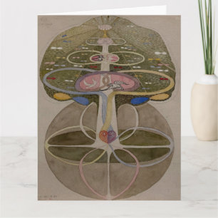 Tarjeta Hilma Af Klint, Árbol del Conocimiento No1 Arte Re