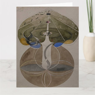 Tarjeta Hilma Af Klint, Árbol del Conocimiento No2 Arte Re