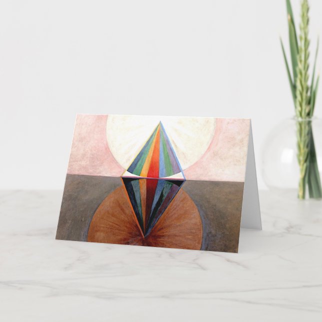 Tarjeta Hilma Af Klint El Cisne No 12 (Anverso)
