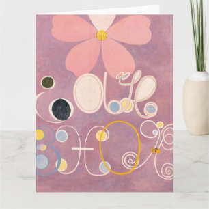 Tarjeta Hilma Af Klint, El Número 5 Más Grande, Arte Resum