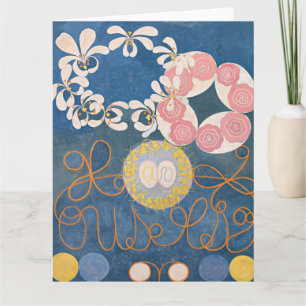 Tarjeta Hilma Af Klint, La Diez Mayor No1, Arte Resumen