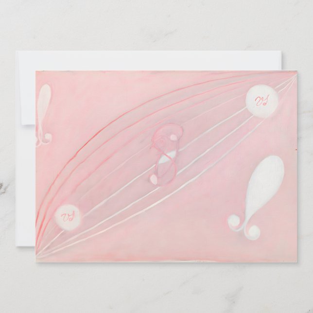 Tarjeta Hilma af Klint por The Eros Series, nr. 8 (Reverso)