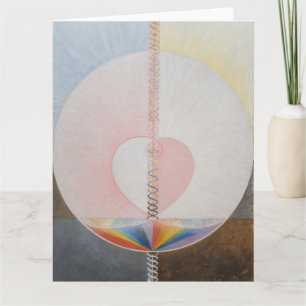 Tarjeta Hilma Af Klint, The Dove Nº 25, Resumen de Arte