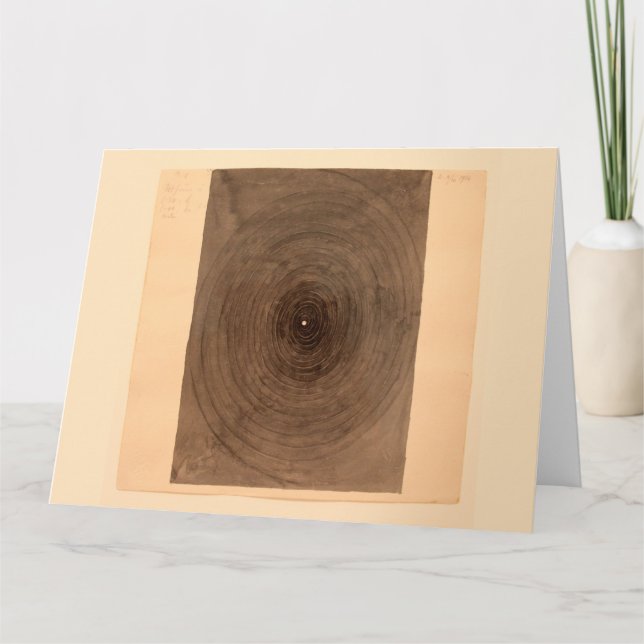 Tarjeta Hilma Af Klint, The Parsifal No.1 , Abstract Art (Anverso)