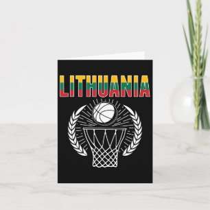 Tarjeta Hinchas de Bysketbyll de Lituania Jersey Deporte l
