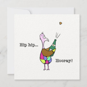 Tarjeta Hip Hip... ¡Hooray!