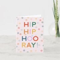 ¡Hip Hip Hooray! Felicitaciones, Baby Home Job