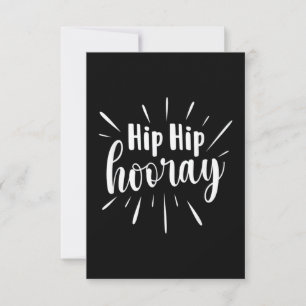 Tarjeta Hip Hip Hurra Mejora