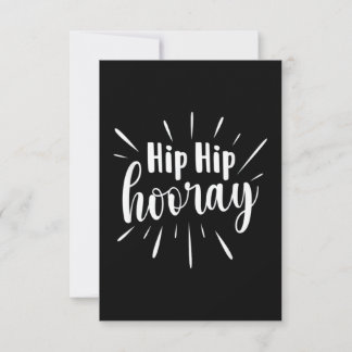 Tarjeta Hip Hip Hurra Mejora
