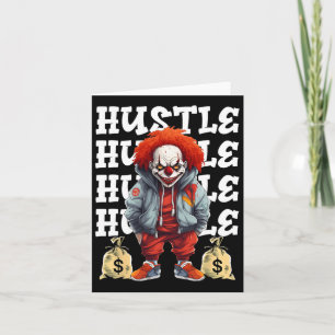 Tarjeta Hip Hop Payaso Aterrador Dinero Urbyn Ropa Calleje