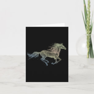 Tarjeta Hípica acuarela Me Encanta El Caballo De Caballo E