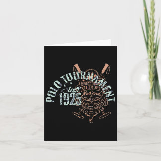 Tarjeta Hípica de Polo Riding &amp; Jugador de Polo Ecuest