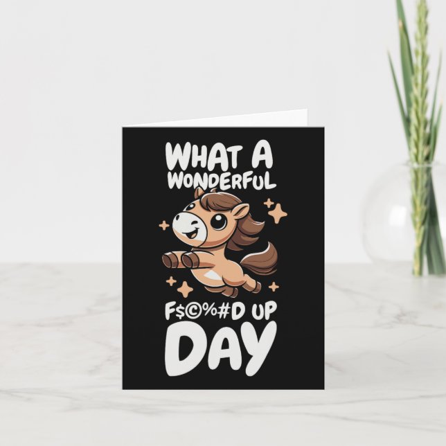 Tarjeta Hípica montando a caballo - Día de los jinetes for (Anverso)