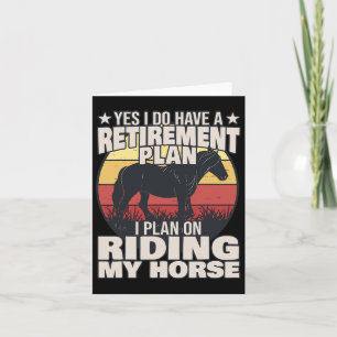 Tarjeta Hípica - Plan de Jubilación - Caballo