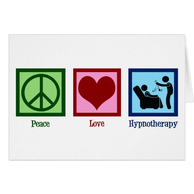 Tarjeta Hipnoterapeuta de Paz Amor Hipnoterapia (Anverso (Horizontal))
