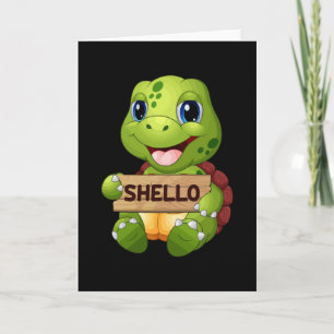 Tarjeta Hipótesis marina de tortuga marina Idea de regalo