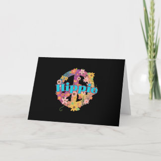 Tarjeta Hippie Peace Namaste Hippies Peace