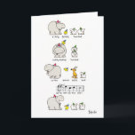 TARJETA HIPPO BIRDIE<br><div class="desc">Un clásico de Boynton. Un hipopótamo sin pretensiones,  birdie y dos ewe hacen lo que es,  rumor lo tiene,  la mejor carta de cumpleaños de la historia. Se vendieron más de diez millones de copias. (!)</div>
