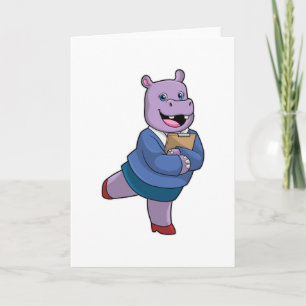 Tarjeta Hippo como secretario con Notepad