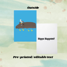 Hippo Happens se traduce como Hipopótamo Sucede