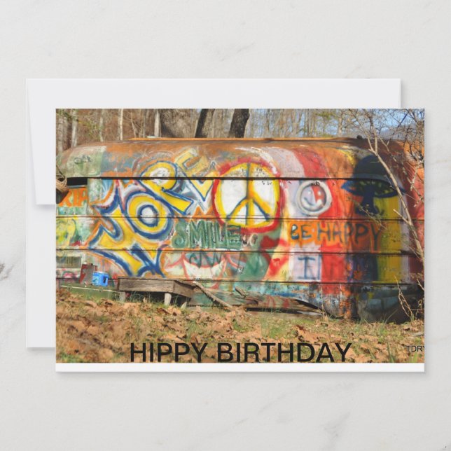 TARJETA HIPPY BIRTHDAY (Anverso)