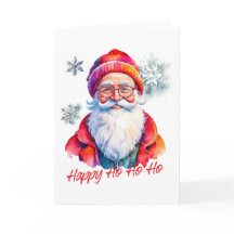 Hipster Santa Claus