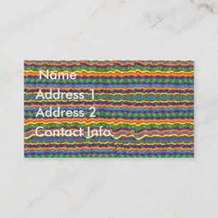 Tarjeta hispánica del perfil del diseño