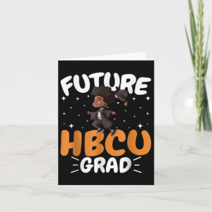 Tarjeta Historia de la licenciatura del Hbcu Futuro Niño N