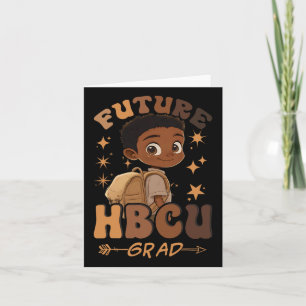 Tarjeta Historia de la licenciatura del Hbcu Futuro Niño N
