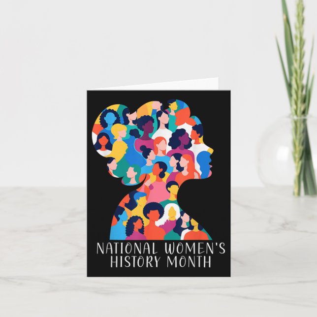 Tarjeta Historia de la mujer en 2025 (Anverso)