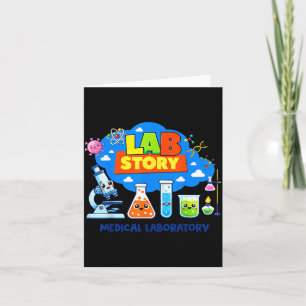 Tarjeta Historia de laboratorio para mujeres técnicas de l