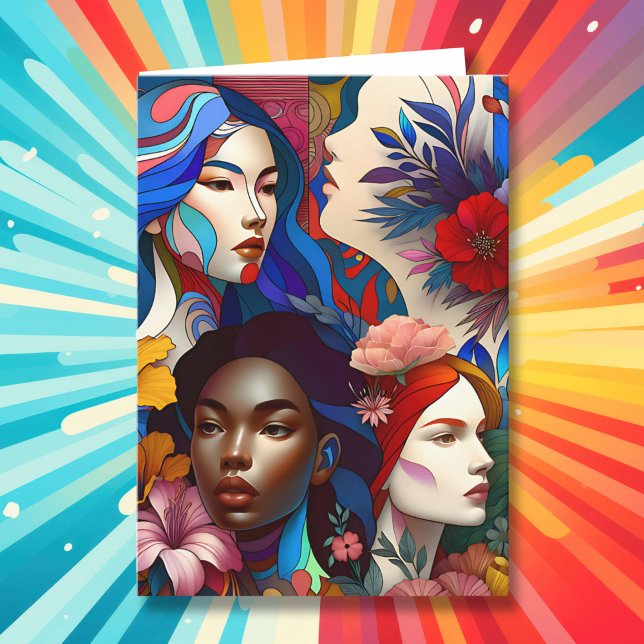 Tarjeta Historia del Día Internacional de la Mujer (Subido por el creador)