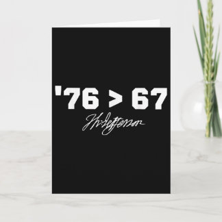 Tarjeta Historia Divertida 76 67 Thomas Jefferson Seis Sie