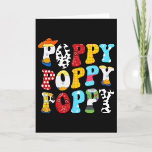 Tarjeta Historia Divertida Poppy Juguete Chico Historia Pa