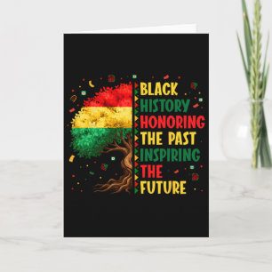 Tarjeta Historia Negra Honrando el Pasado Inspirando a Hom