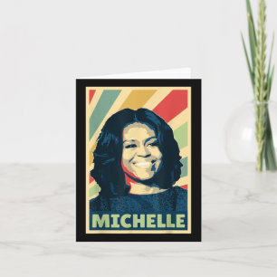Tarjeta Historia Y Política De Michelle Obama Vintage