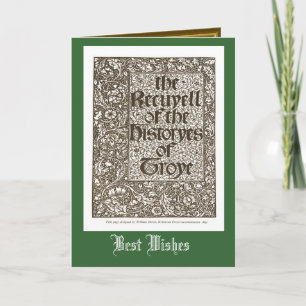 Tarjeta Historias de Troye, William Morris 1842