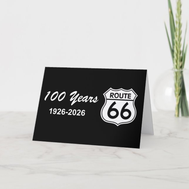 Tarjeta Historic Route 66 Centennial (Anverso)
