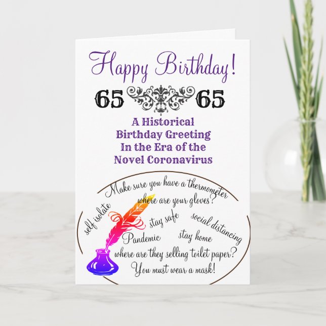 Tarjeta Histórico Covid-19 Cápsula de tiempo (Anverso)