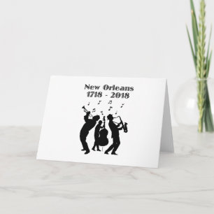 Tarjeta Histórico Tricentenario de Nueva Orleans