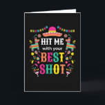 Tarjeta Hit Me Pinata Birthday<br><div class="desc">You are looking for a birthday gift for a child's birthday? Then this pinata kids design is just right for any kids party. Gift for Christmas and birthday</div>