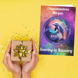 Tarjeta hito de recuperación de delfines personali