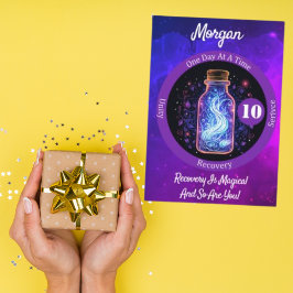 Tarjeta Hito de Recuperación Mística Personalizada